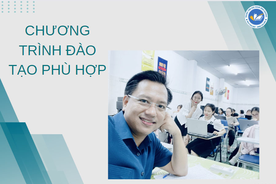 Chương trình đào tạo được xây dựng theo phương pháp khoa học