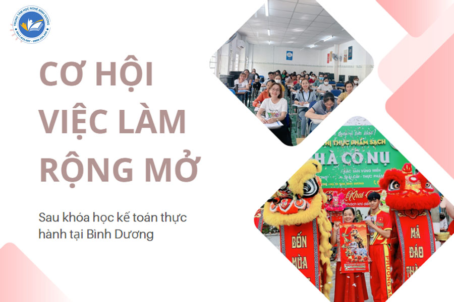 Khóa học kế toán thực hành tại Bình Dương trang bị kiến thức chuyên sâu