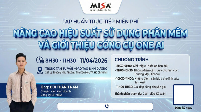 Hội thảo sử dụng Phần mềm Misa