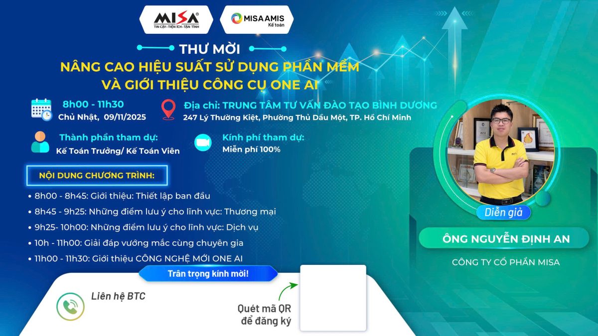 ĐÀO TẠO PHẦN MỀM KẾ TOÁN MISA
